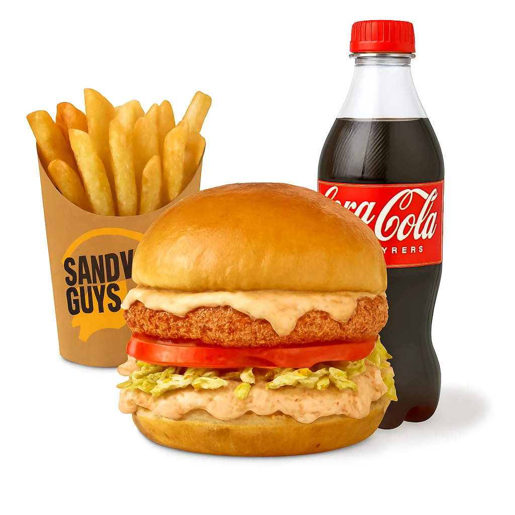 Grilled Chicken Burger Meal