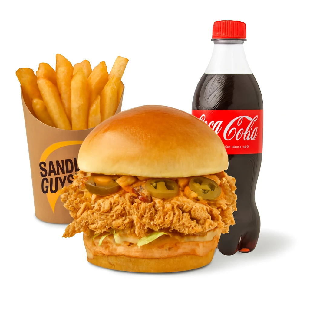 Jalapeno Crispy Chicken Burger Meal