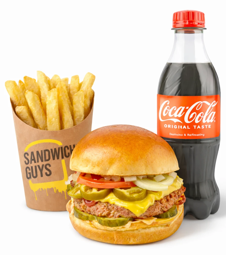 Jalapeno Cheese Burger Meal